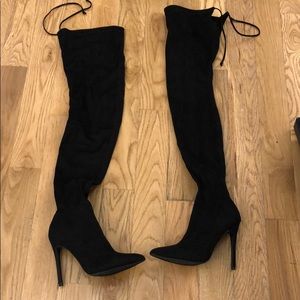 NEW!! Black over the knee boot